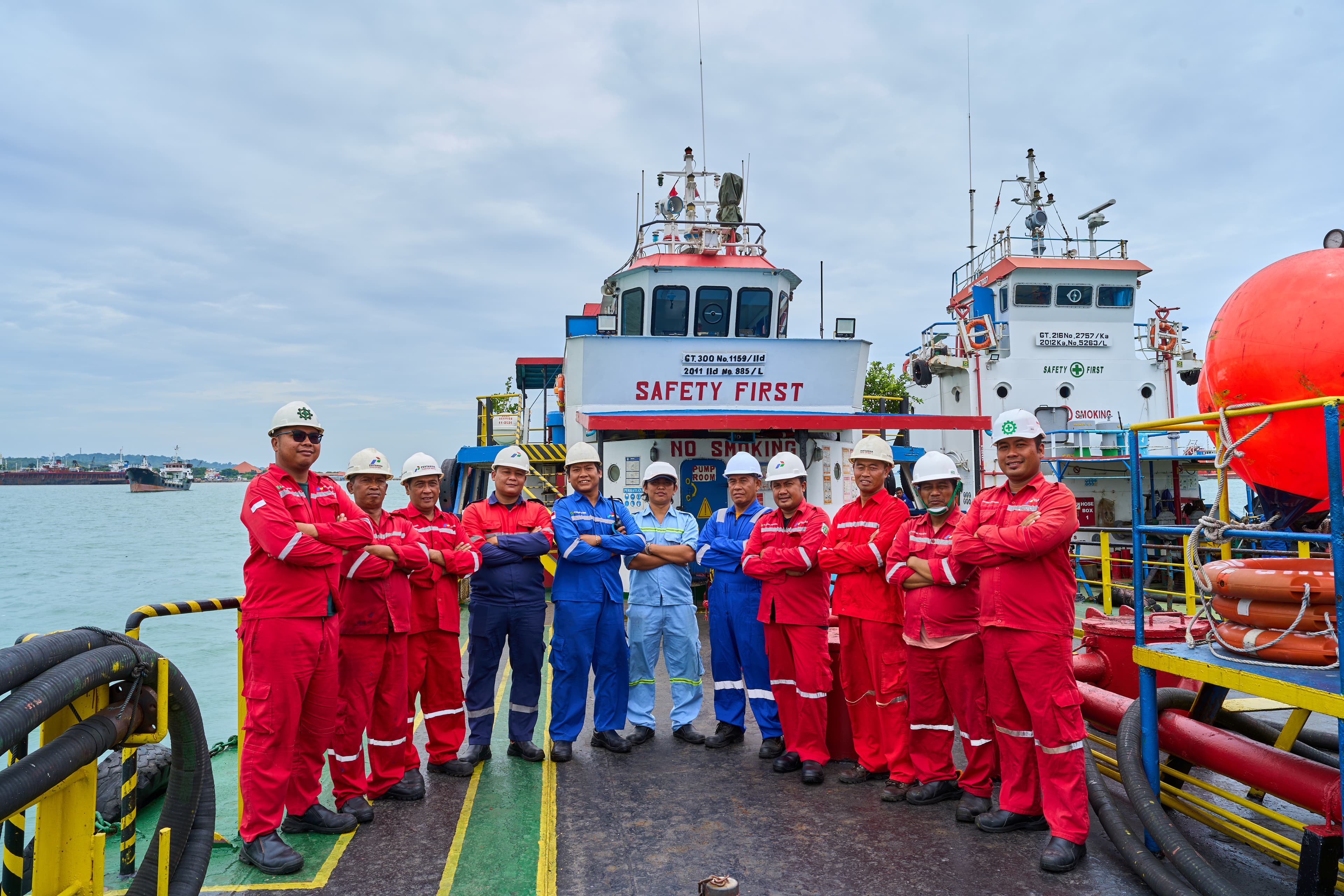 PT. Kartika Jasa Karya vessel operations at sea